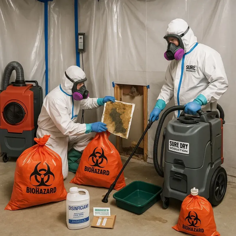 Contaminated Water Handling Protocols process in Wood River, IL